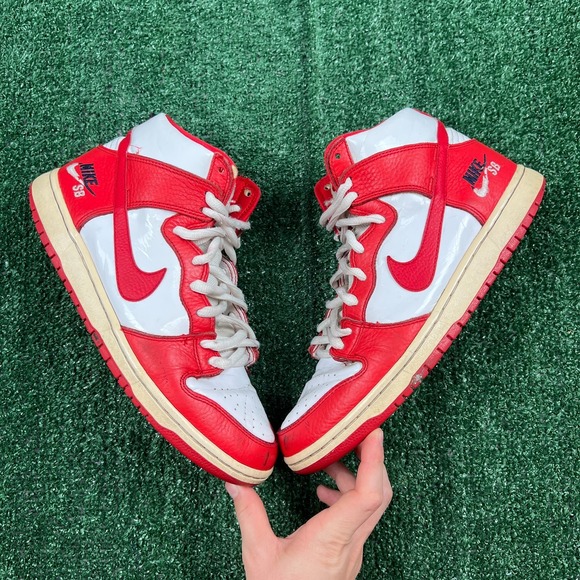 nike sb zoom dunk high pro red